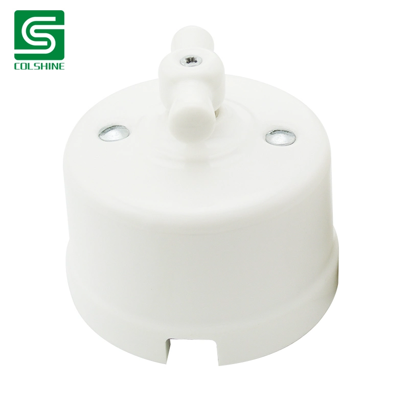 White Porcelain Switch 250V Vintage Wall Switch