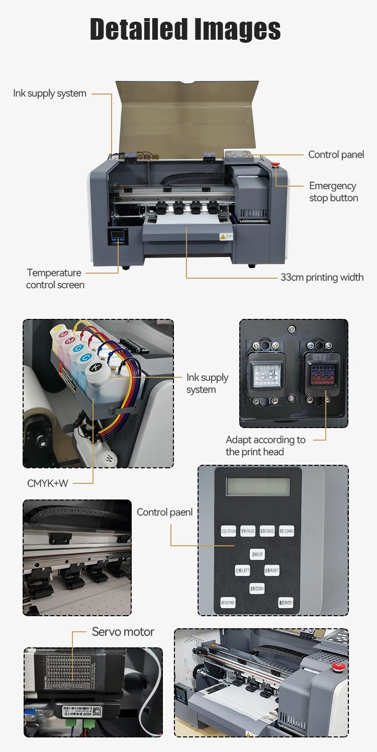 Digital Heat Transfer Cheap Price Impresora Dtf Inkjet T-Shirt Printing Machine