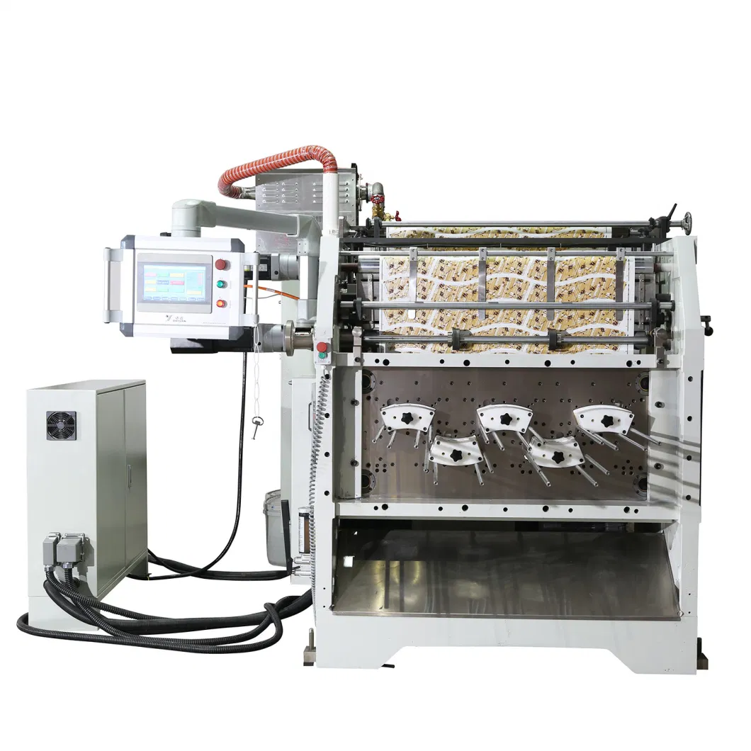 Hot Sales Flexographic Printing Punching Machine for Drink Water Cup