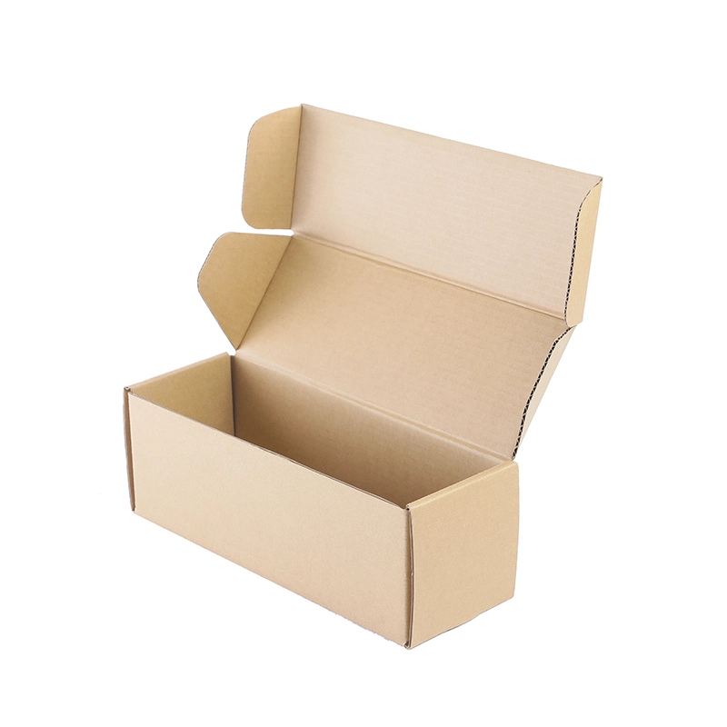 Durable Brown Kraft Corrugated Paper Packaging Box for Cup