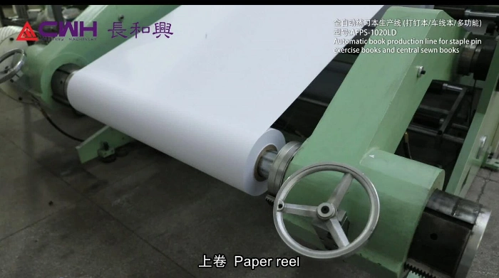 Exercise Book Paper Flexo Printing Machine with Two Cover Feeder