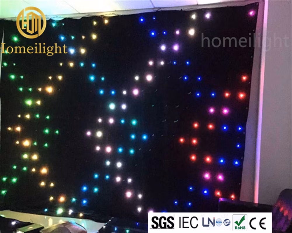 Stage Background Decoration Light P18 Screen Display Video Flexible LED Curtain