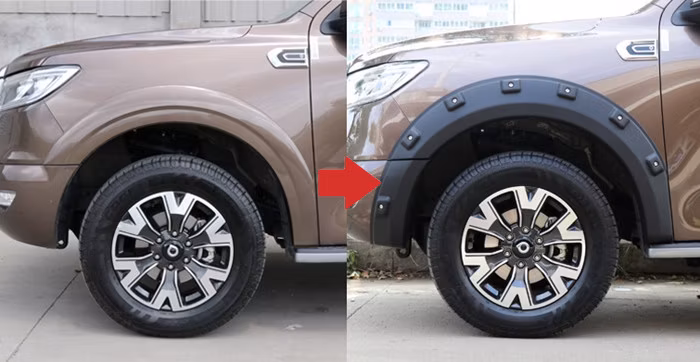 Rivet Fender Flare for Great Wall Gwm P Series Poer Wheel Arches