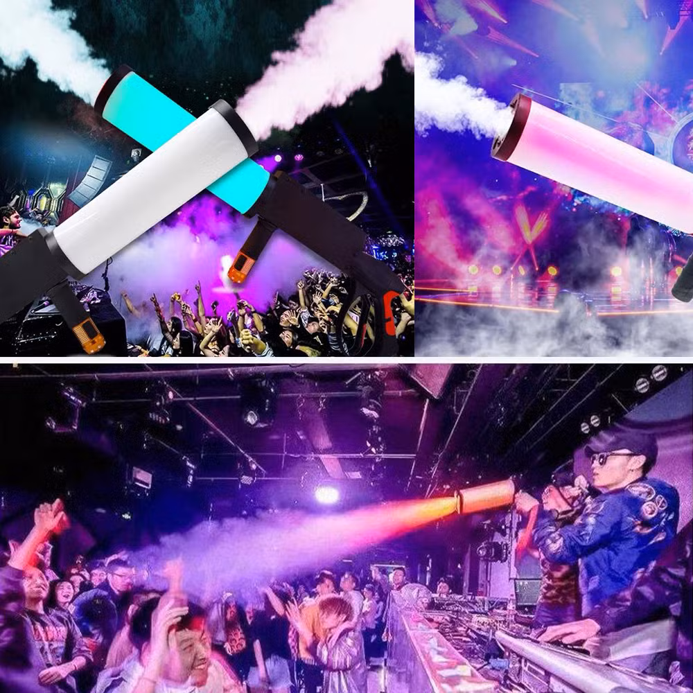 DJ Stage Effect Machine Handheld Cannon Gun Confetti Stage Fog Machine