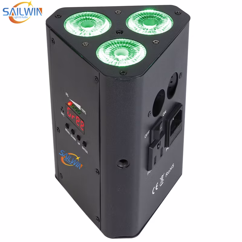 Cheap Mini Battery Powered Wireless Stage LED PAR Light