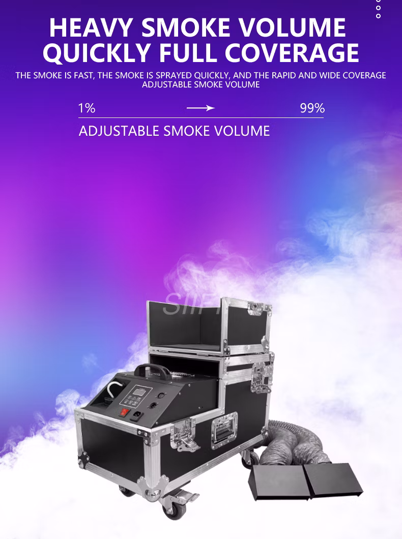 Professional Wholesale Price 1500W Low Lying Fog Smoke Mist Machine Ground Smoke Wedding Concert Water Base Low Fog Machine