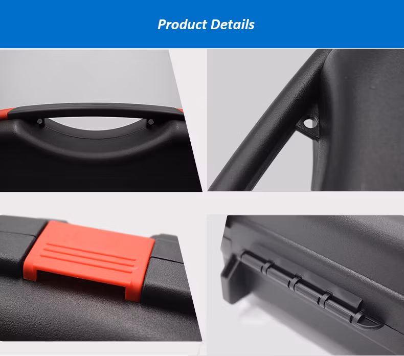 10% off OEM Custom Branding Wholesale Tool Electronic Device Protective Plastic Case Carrying Tool Box with Pre-Cut Foam