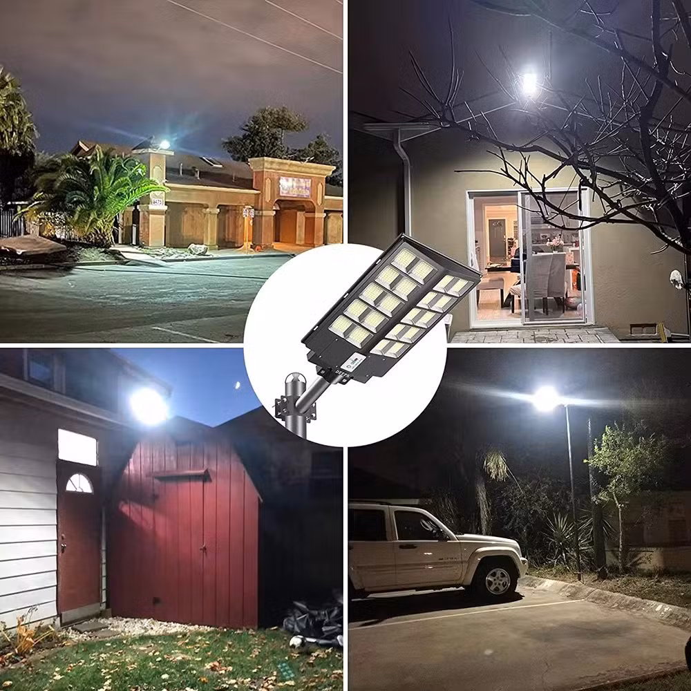 1200W Outdoor Fabricado En China Powered Panel System Flood Motion Light Road Battery Garden Wall LED All in One Integrated Solar Street Lamp Lighting