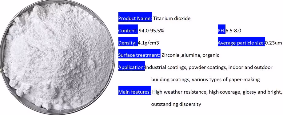 Pure Natural Titanium Dioxide Bulk Titanium Dioxide Powder Price