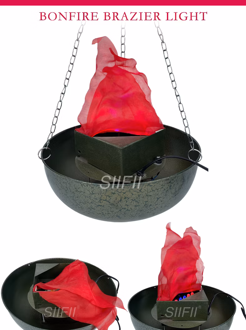 Funny Creative Flame Lamp with Artificial Fake Fire Light Party Halloween Decoration Realistic Effect