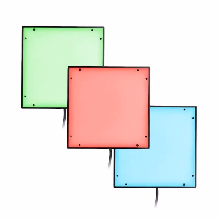 Highlight LED 24V Machine Vision System Inspection 100*100mm Backlight for Geometric Measurement of Parts