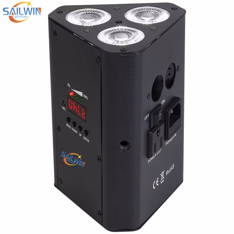 Cheap Mini Battery Powered Wireless Stage LED PAR Light