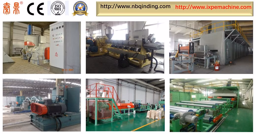 Cross-Linked XPE XLPE IXPE Ixpp Foaming Line Production Line Foam Machine of CE