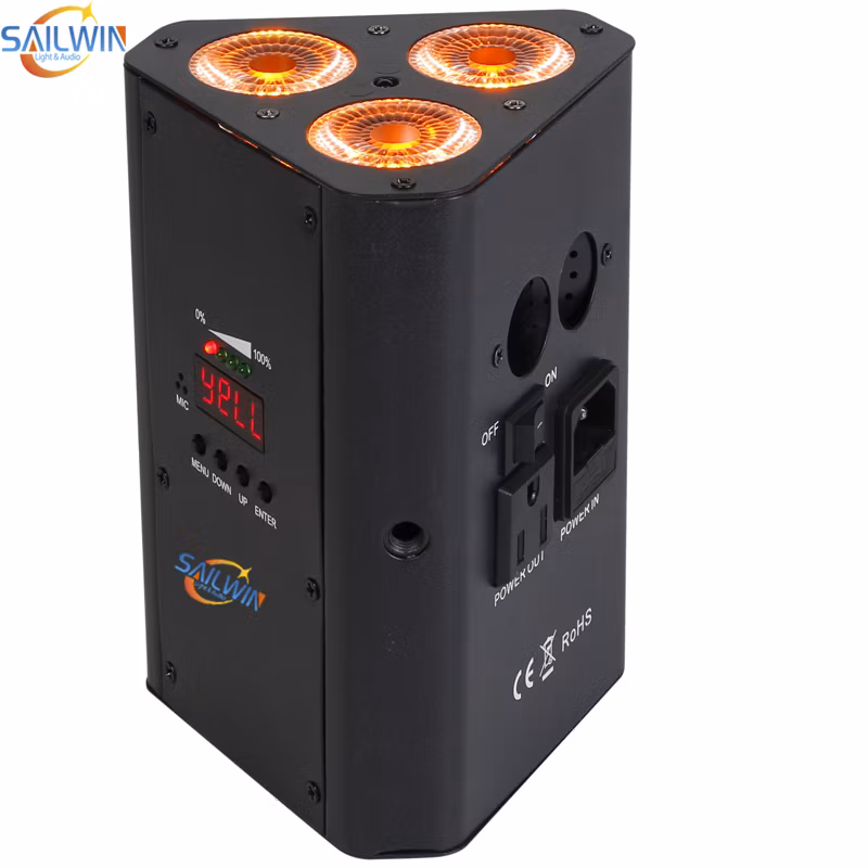 Cheap Mini Battery Powered Wireless Stage LED PAR Light