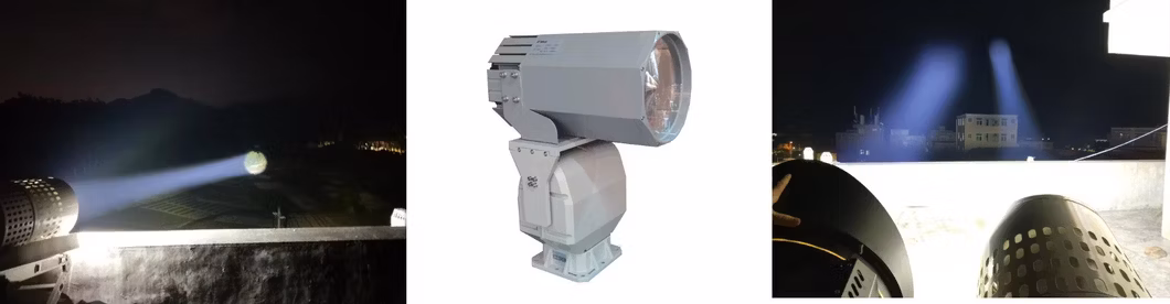 Factory Price 1km 300W Beam 3&deg; LED Nautical Search Rescue Lights up&Down Rotatable LED Maritime Search Rescue Light with Remote Control Tilting Stand