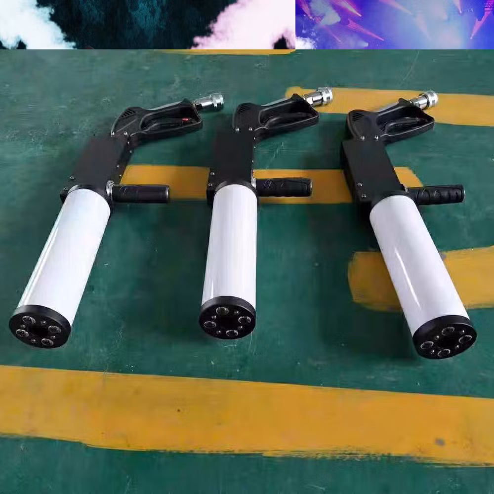 Portable Fog Machine DJ Gun Jet Spray Confetti Stage Effect Smoke Machine