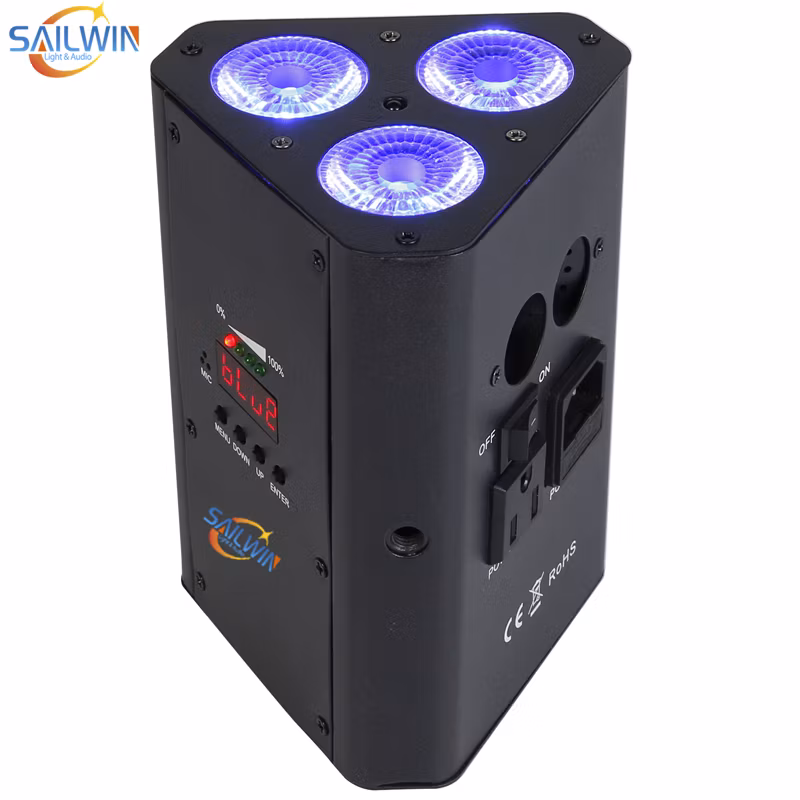 Cheap Mini Battery Powered Wireless Stage LED PAR Light