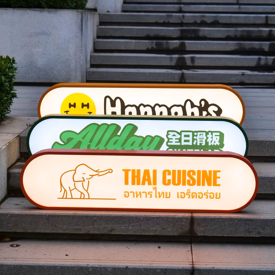 Personalized Custom Advertising Lightbox - Multiple LED Backlight Options