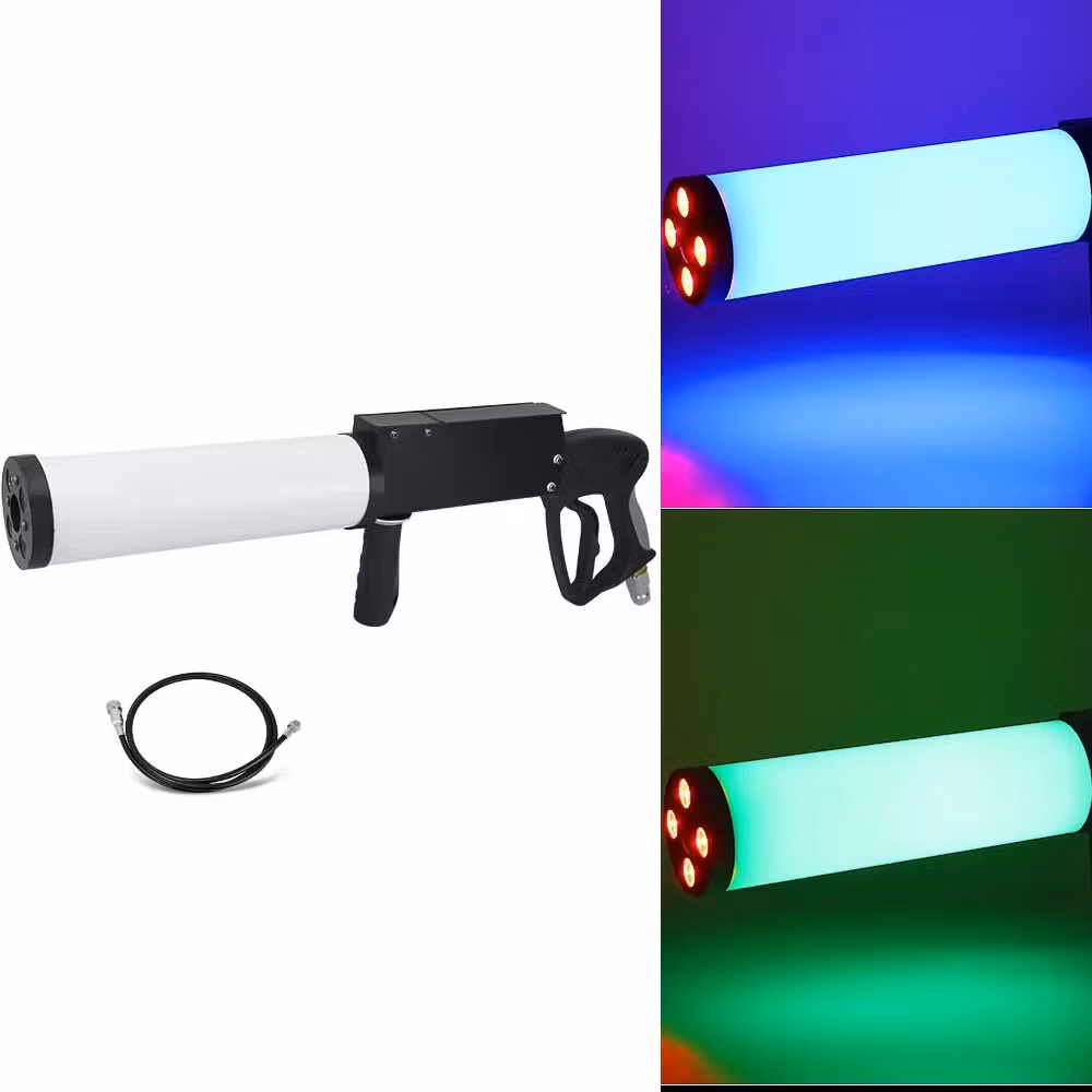Portable Fog Machine DJ Gun Jet Spray Confetti Stage Effect Smoke Machine
