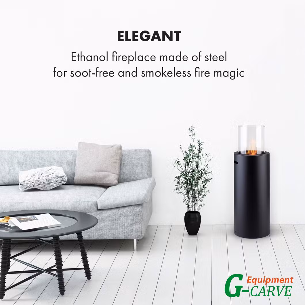 Electric Fireplace Fireplace with LED Flame Effect Battery Powered Lamp