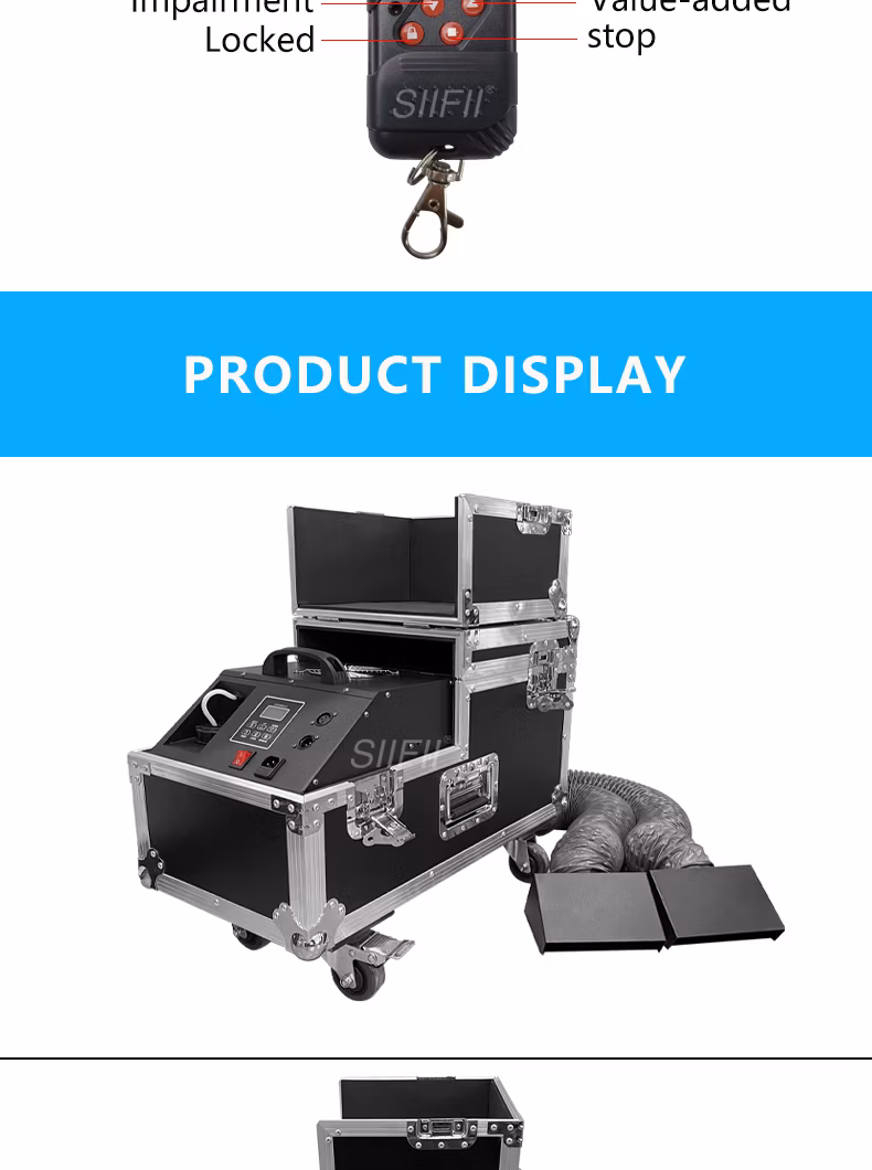 Professional Wholesale Price 1500W Low Lying Fog Smoke Mist Machine Ground Smoke Wedding Concert Water Base Low Fog Machine