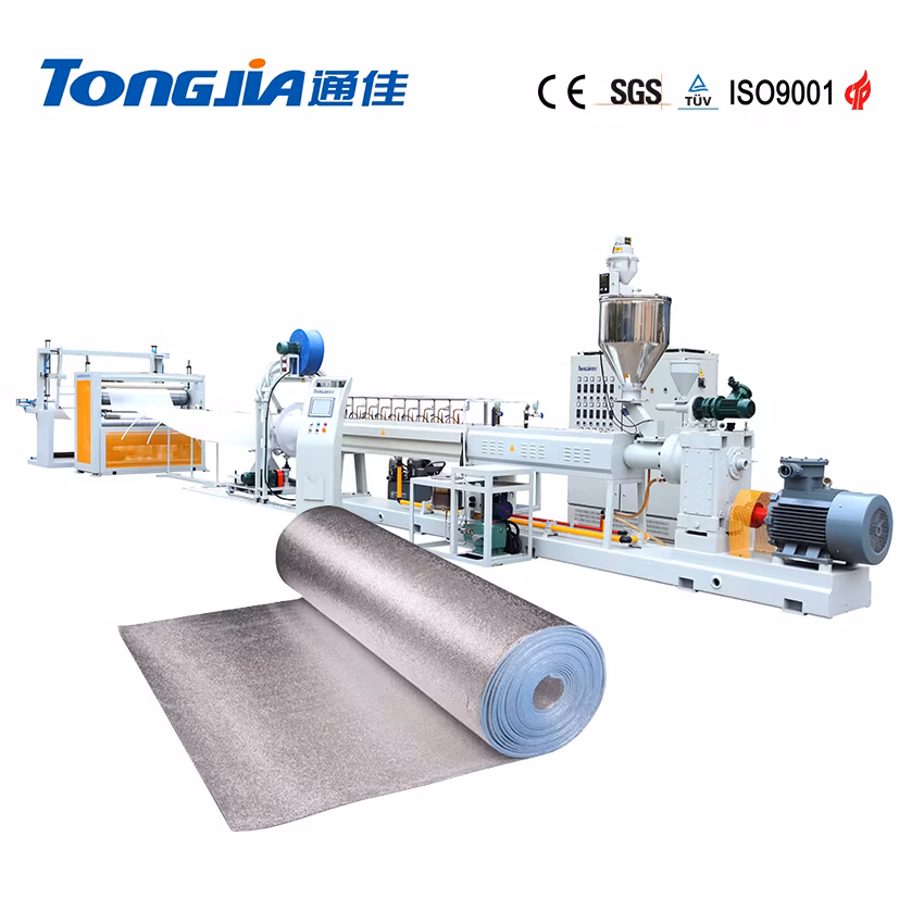EPE Foam Sheet Machine Foamed Packing Film Extrusion Machine for Foamed Mat