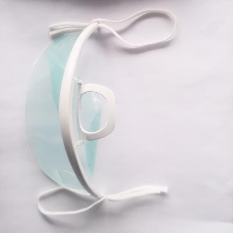 Anti-Fog (AF) Pet Film Smile Mouth Cover &amp; Mask, Anti Splash Reusable Clear Mask (CM-0101)