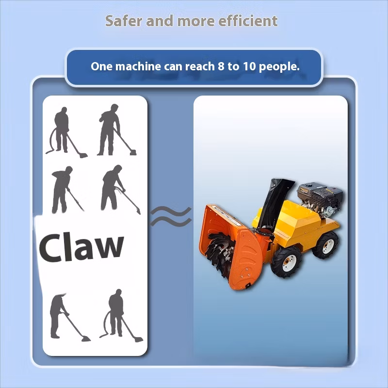 Surprise Price Electric Remote Control Wheel Snow Blower Thrower Urban Roads Snow Removal Machine Farm Machines