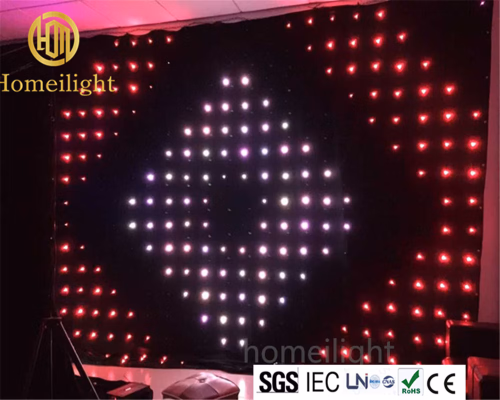 Stage Background Decoration Light P18 Screen Display Video Flexible LED Curtain