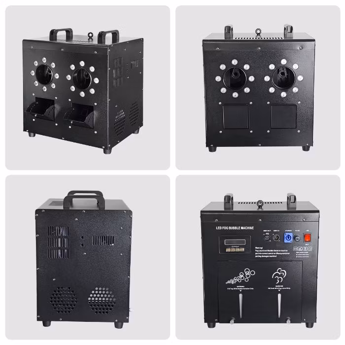 2 Heads Bubble Smoke Machine with Wedding