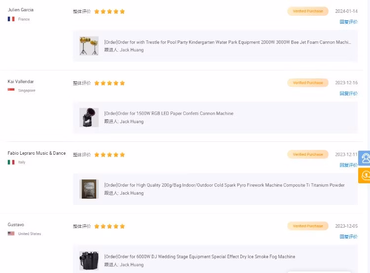 Wedding Party Equipment 650W Remote Control DMX512 Cold Pyro Spark Firework Machine