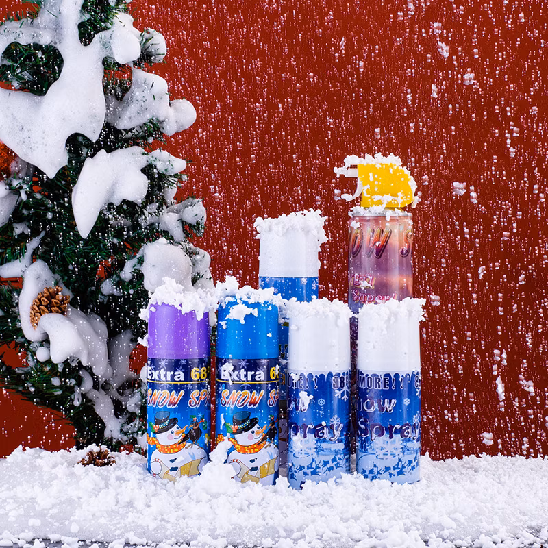 Custom Large Capacity Snow and Ice Effect 2024 Wedding Foam Spray Party Popper for New Year Graduation and Birthday Parties