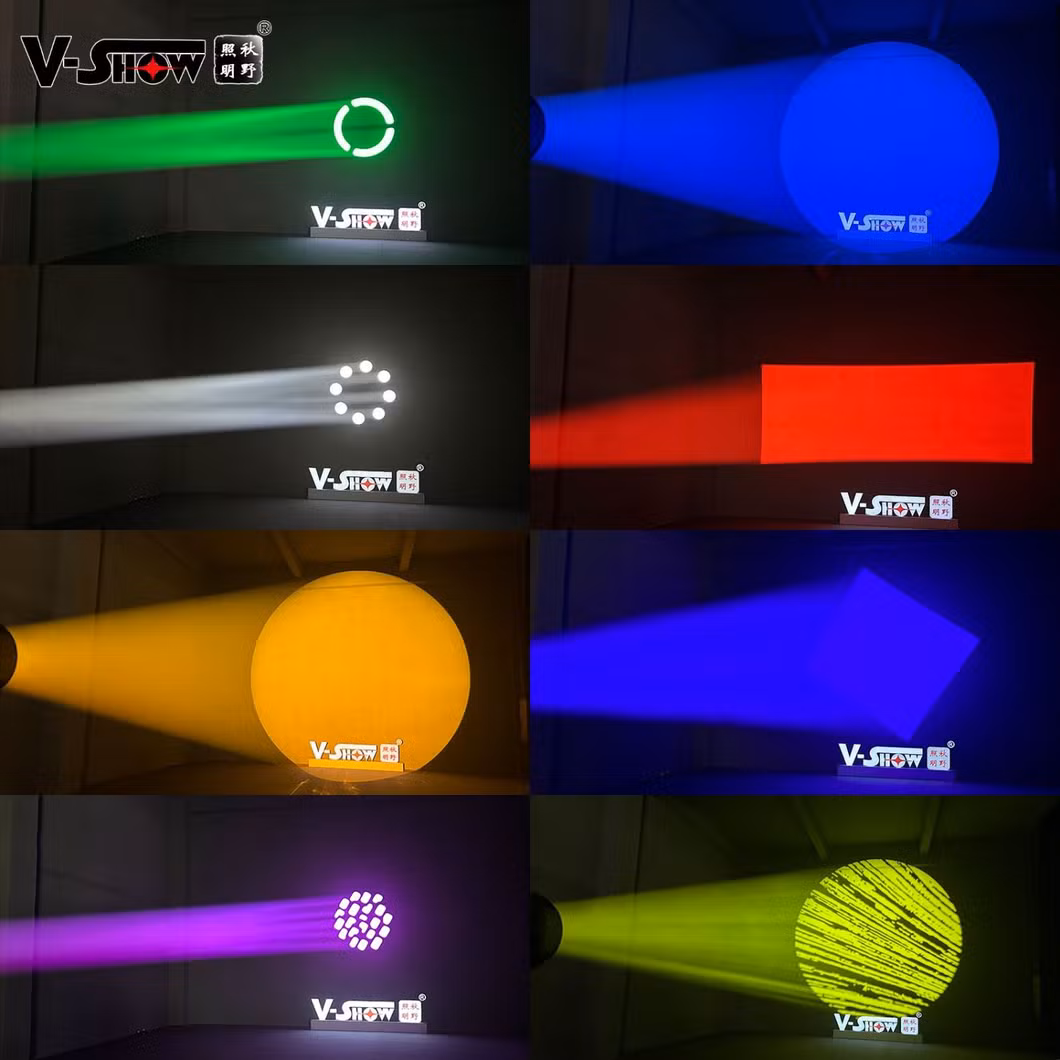 VSHOW S711 600W Theater Concert PRO Stage Light LED 600W LED Module Engine Cmy+CTO Color Mixing Cutting Framing Profile LED Moving Head Light