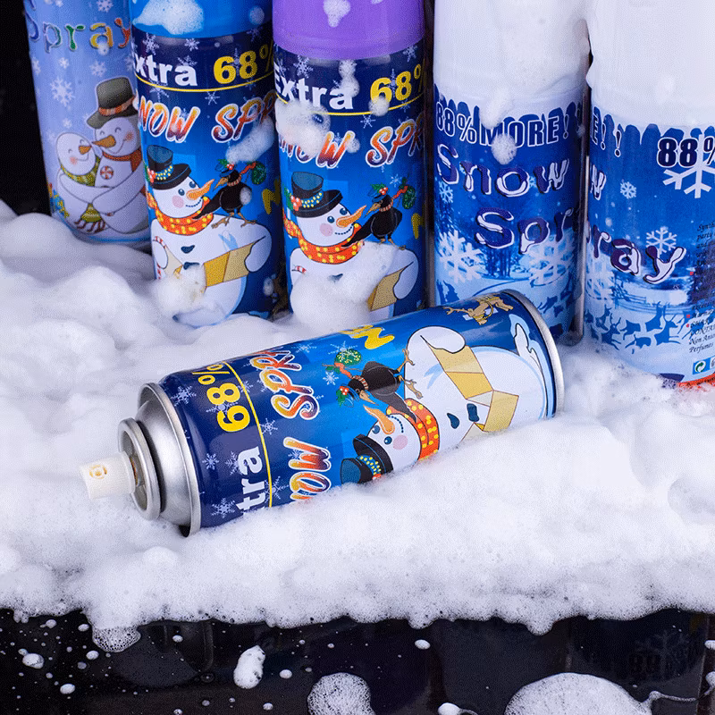 Custom Large Capacity Snow and Ice Effect 2024 Wedding Foam Spray Party Popper for New Year Graduation and Birthday Parties