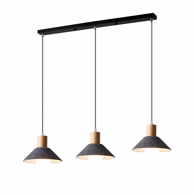 Luxury Hotel Modern Lighting Pendant Lamp Creative Design Pet Felt Circular Acoustic Light up Down Pendant Light for Office