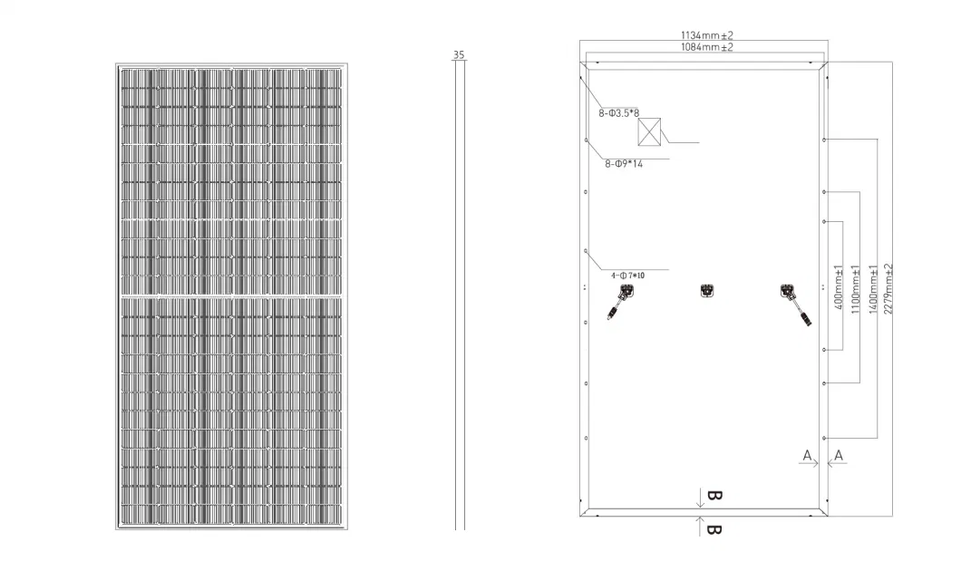 EU Stock Warehouse Solar Paneles Monocrystalline 550 Watts 570W 590W Solar Panels