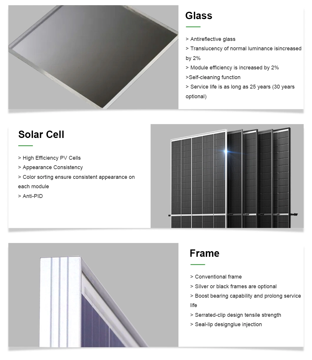 Longi/Ja/Jinko/Trina/Yingli Cheap Mono Solar Panel 144 Half Cells Solar Panel 550 Watt 500W 530W 535W 540W 550W 555W 560W 560W Price in Stock Ready to Ship