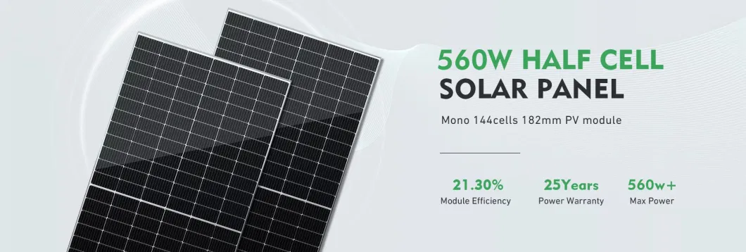 Longi/Ja/Jinko/Trina/Yingli Cheap Mono Solar Panel 144 Half Cells Solar Panel 550 Watt 500W 530W 535W 540W 550W 555W 560W 560W Price in Stock Ready to Ship