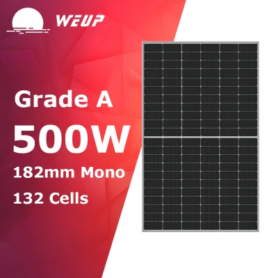 500W 510W instalación de paneles solares para el sistema de techo solar doméstico Módulo <a href='/solar/'>Solar</a> Monocristalino Camping de 550 vatios