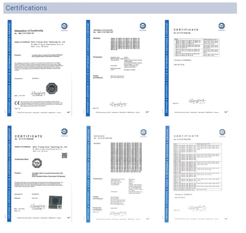 Yingli Solar Monocrystalline Solar Power Panels 450 Watt 144 Cells Solar Panel in China