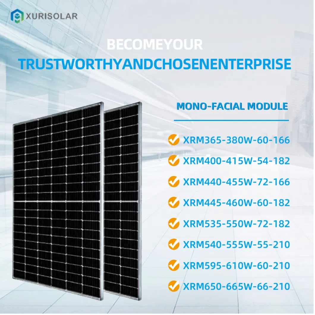 Trusted Manufacturer High-Efficiency 445 450 460W Monocrystalline Solar Panel with TUV Certification Energy System