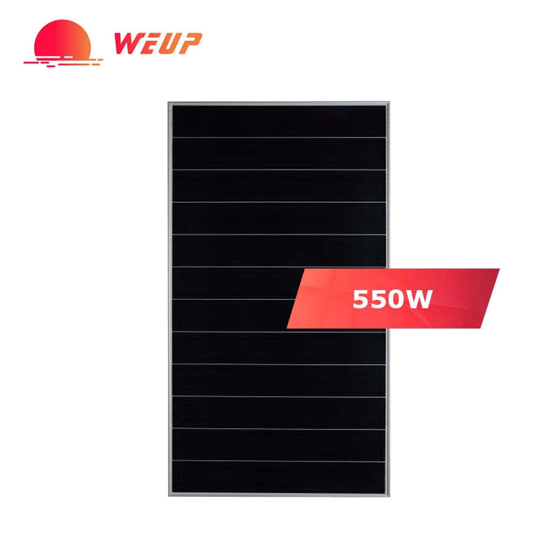 Solar PV Panel 550 Watt 166mm/182mm/210mm Monocrystalline Shingled Solar Power Panels