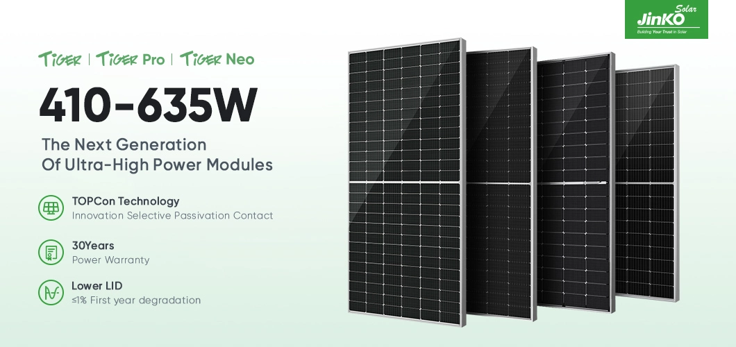 Jinko Double Glass Solar Panels 400W 475W 550W 550 Watts N Type Solar Panel