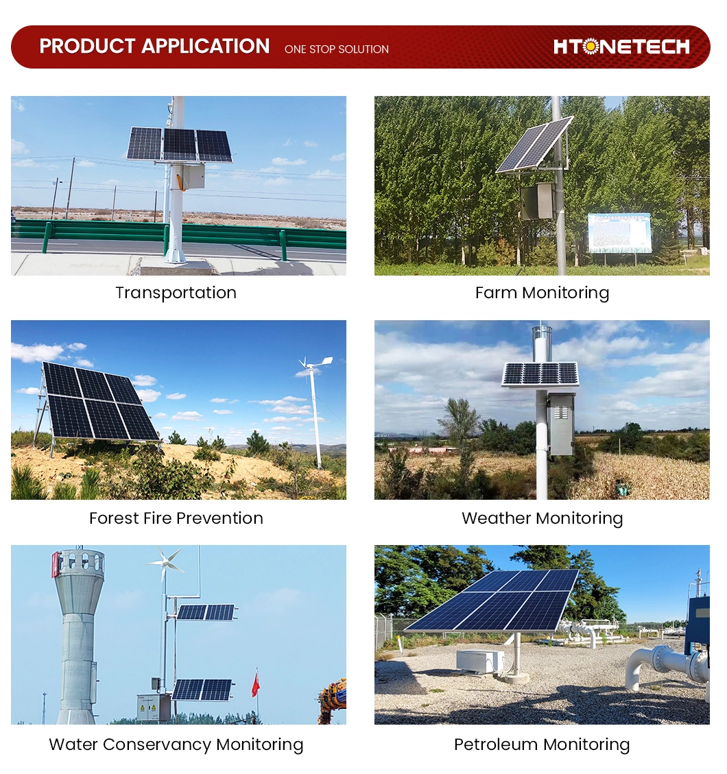 Htonetech Mini Solar Panels System off Grid China 5kw 10kw 25kw 30W 65kw 450 Watt Monocrystalline Solar Panel 82 kVA Diesel Generator Solar Energy System Hibrid