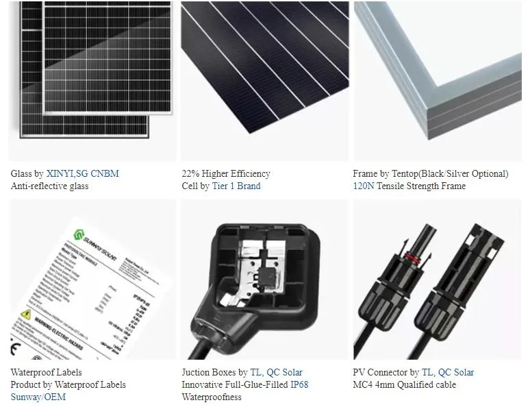 Customized 144 Cells 9bb Mono Half Cell 420W 430W 440W 450 W Half Cut 450W Monocrystalline Solar Panel