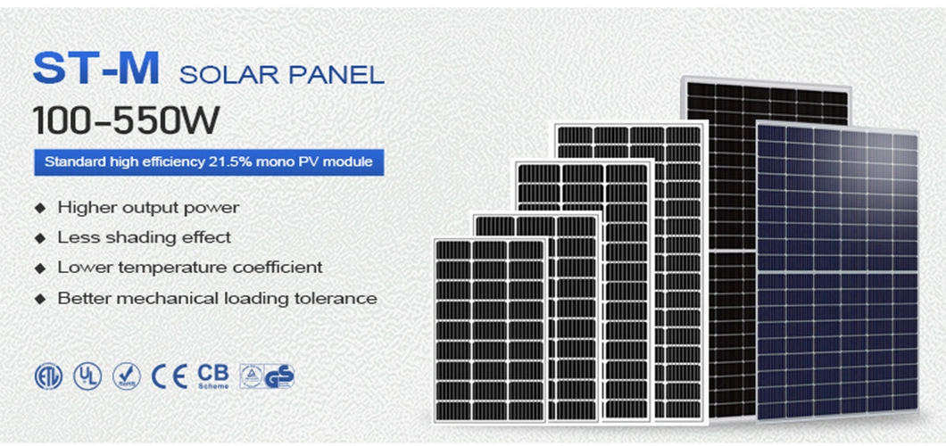 Warehouse Solar Paneles Solares 450 Watts 500W Solar Panels Monocrystalline