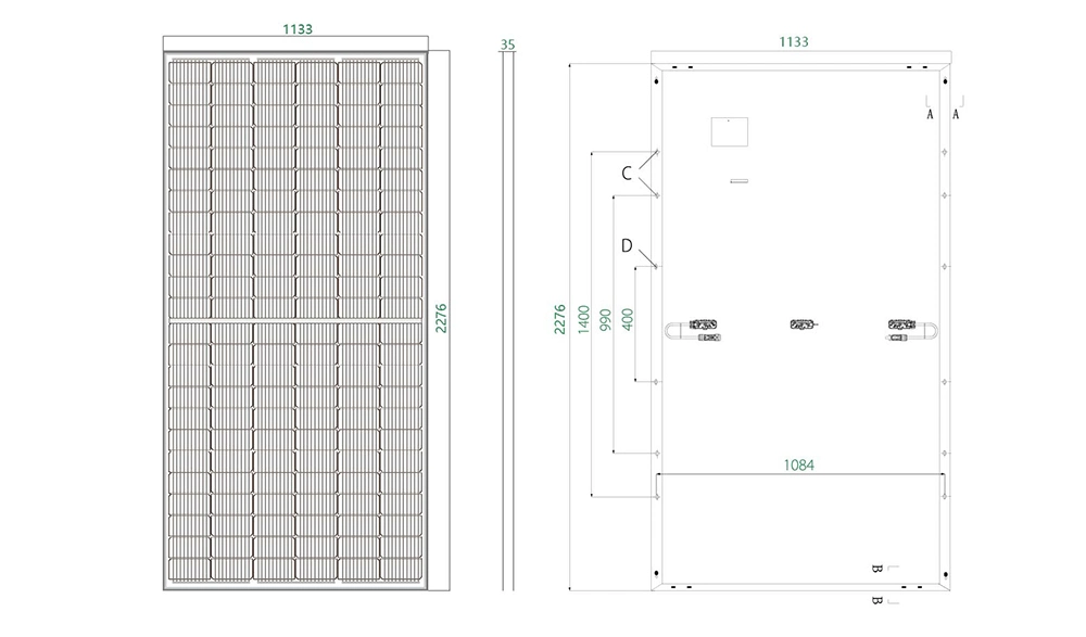 Greensun 550W 560W Solar Panel Cells 182mm Monocrystalline 500 Watt Solar PV Panel 450 Watts Solar Panel