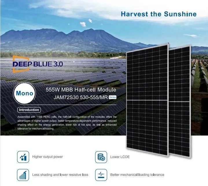 Europe Warehouse Ja Jam72s30 530-555 Mr 530W 540W 550W Solar Panel Cells 182mm Monocrystalline 550 Watt Solar PV Panel