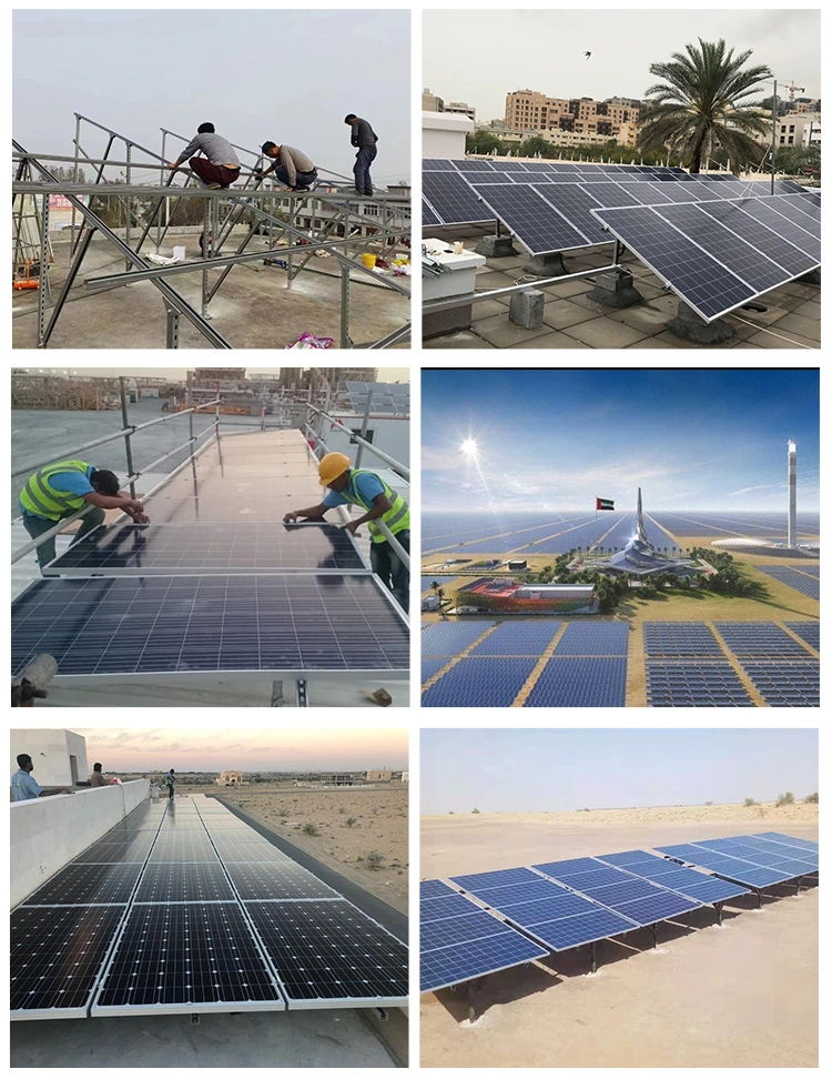 Customized 144 Cells 9bb Mono Half Cell 420W 430W 440W 450 W Half Cut 450W Monocrystalline Solar Panel