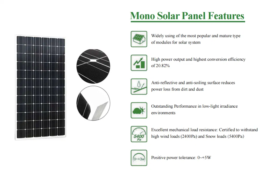 Half Cell Monocrystalline Mono Ground Roof Mounted Home 550W 450 Watt Solar Panel